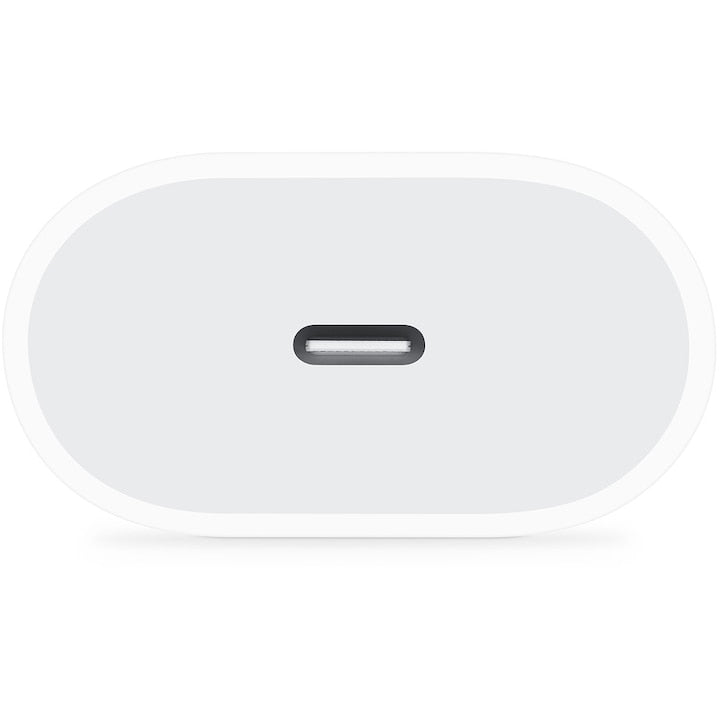 RESIGILAT: Incarcator priza Apple, USB Type C, 20W, White