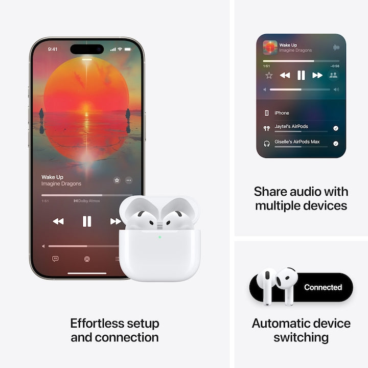 Casti In-Ear Apple AirPods 4 , Fara ANC - fixlygsm.ro - MXP63ZM/A