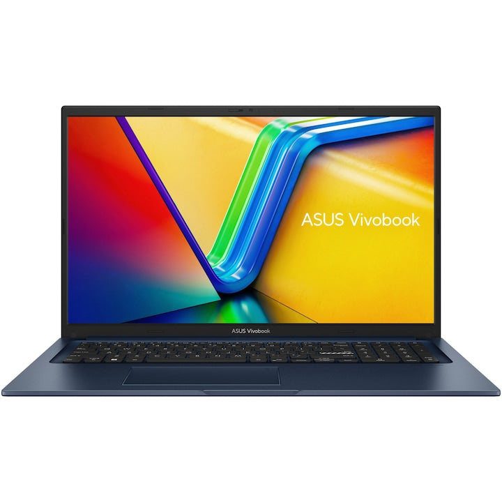 Laptop ASUS VivoBook 17 X1704VA cu procesor Intel Core i5-1334U (Generația a 13-a), 16GB RAM, 512GB SSD, ecran 17.3" Full HD, Windows 11 Home