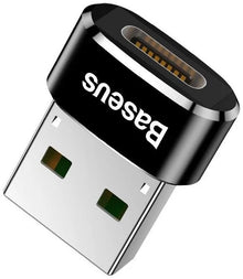 Adaptor Baseus USB-C la USB-A 3A (negru)