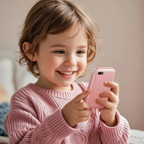 Telefon mobil pentru copii Hoco Y102, card Nano 2G, 2,8" 800mAh, cu camera, roz