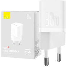 Baseus Incarcator rapid pentru retea GaN5 Mini 30W EU alb