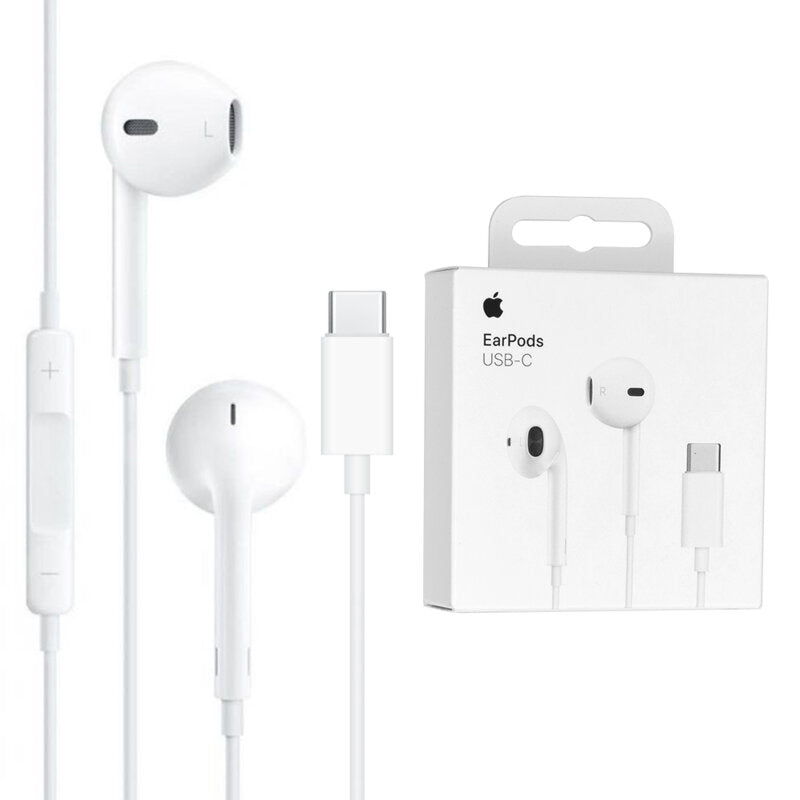 Casti originale Apple cu fir, microfon, Type-C