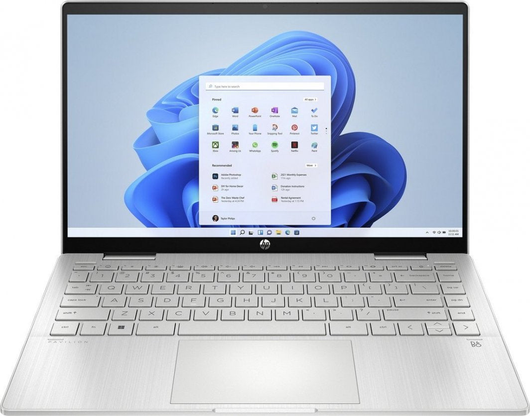 Laptop 2-în-1 HP Pavilion 14" | TouchScreen | Intel i5-1235U, 8GB RAM, SSD 512GB, Windows 11 cu licenta INCLUS