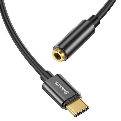 Baseus L54 Audio Adapter USB-C + mini jack 3,5mm, Black