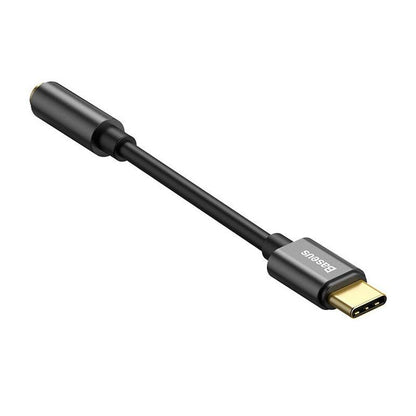 Baseus L54 Audio Adapter USB-C + mini jack 3,5mm, Black