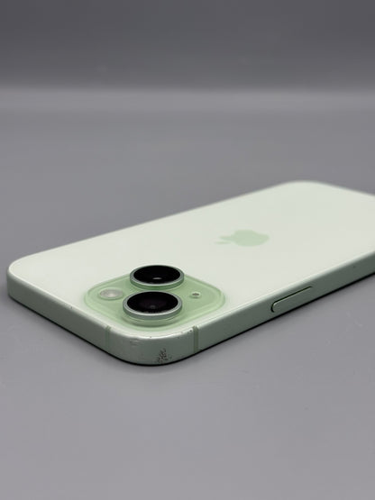iPhone 15, 128 GB, Baterie 100%, Verde