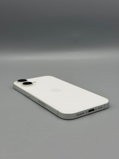 iPhone 16 , 128 GB, Baterie 93%, 396 Cicluri , Alb
