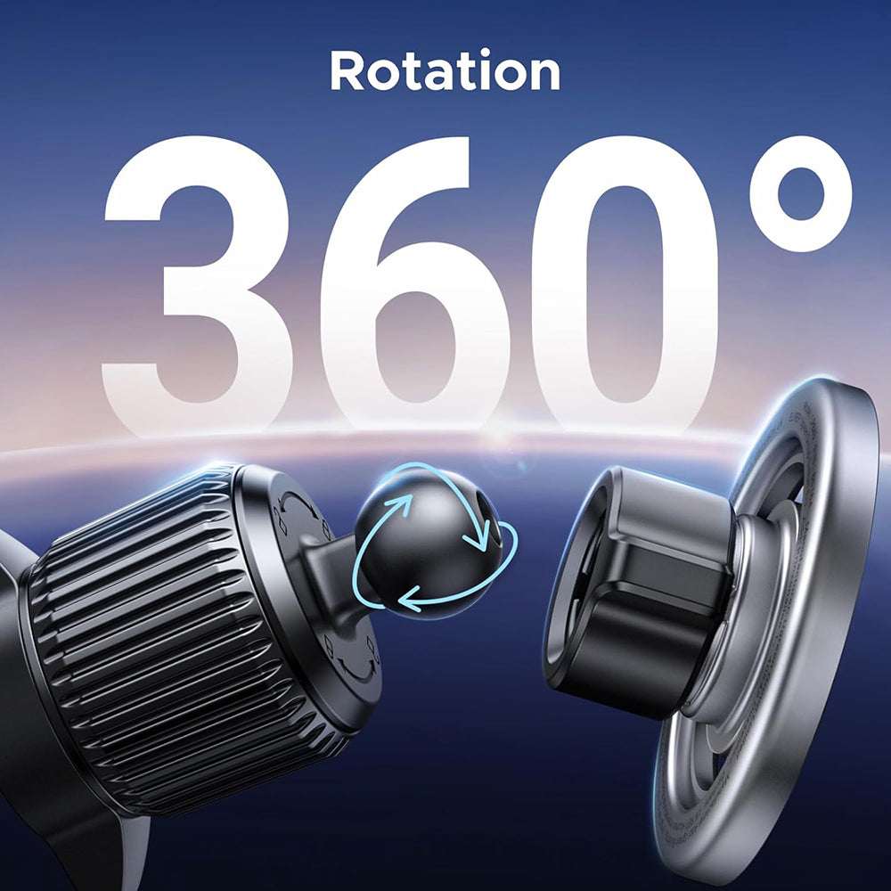 Suport telefon auto Ugreen  LP845 (65764) - for Air Vent, with Hook, 360° Adjustable Angle Rotation, MagSafe Compatible - Black