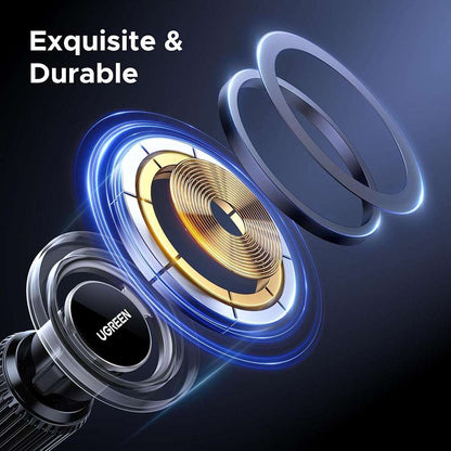 Suport telefon auto Ugreen  LP845 (65764) - for Air Vent, with Hook, 360° Adjustable Angle Rotation, MagSafe Compatible - Black