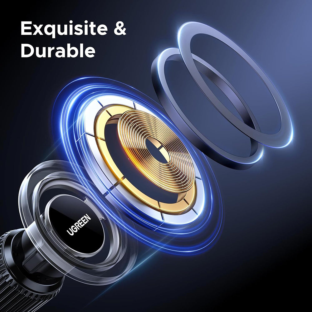 Suport telefon auto Ugreen  LP845 (65764) - for Air Vent, with Hook, 360° Adjustable Angle Rotation, MagSafe Compatible - Black