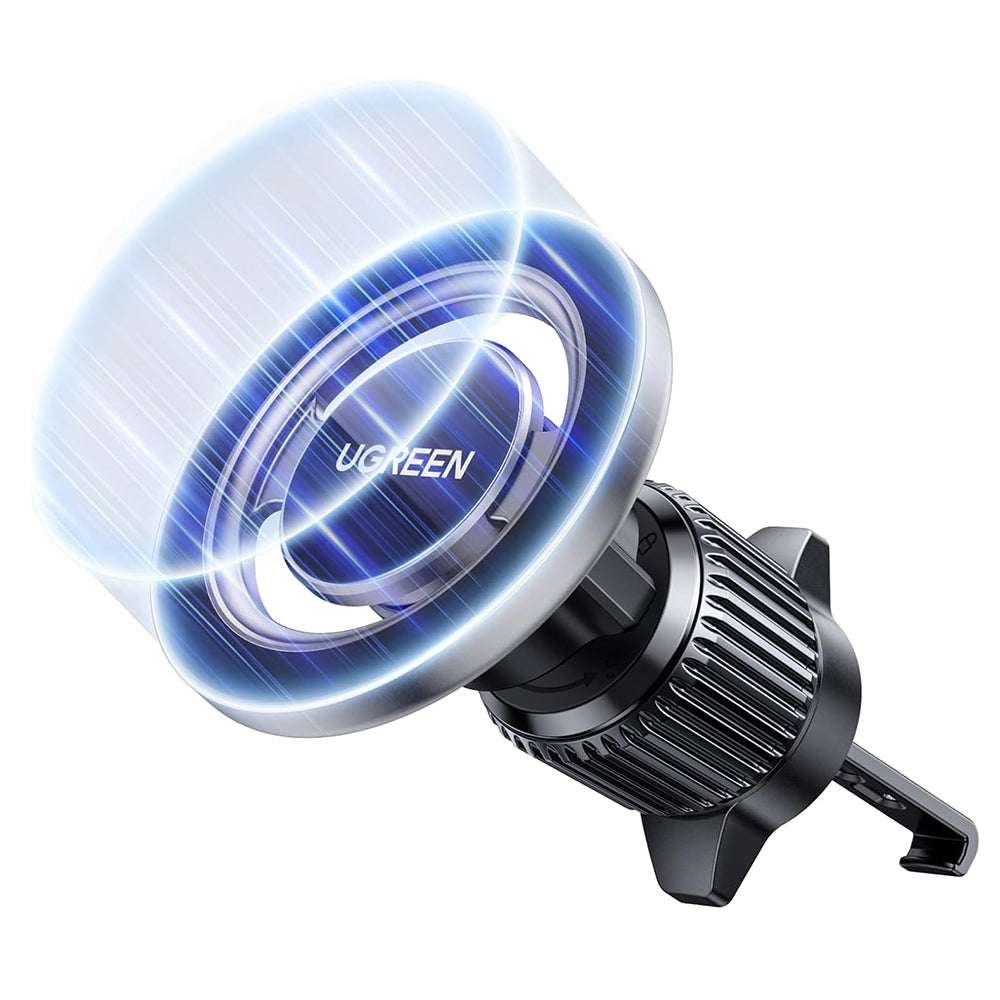 Suport telefon auto Ugreen  LP845 (65764) - for Air Vent, with Hook, 360° Adjustable Angle Rotation, MagSafe Compatible - Black