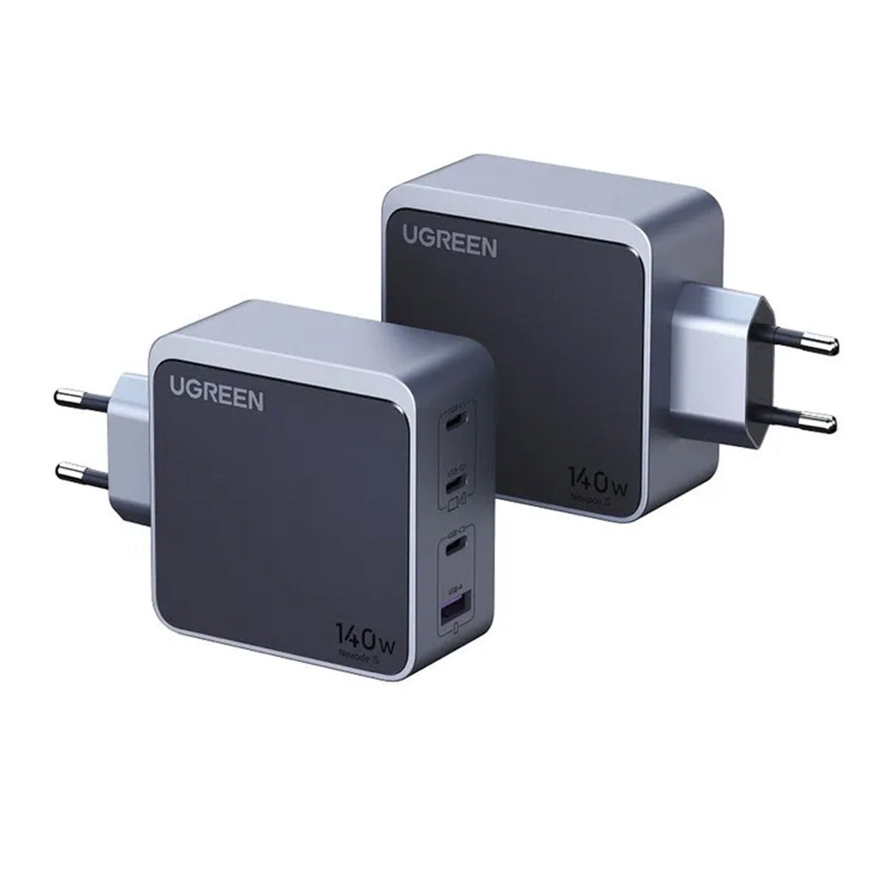 Incarcator priza Ugreen X570 (45575) - USB, 3x Type-C, GaN Technology, 140W - Space Grey