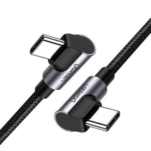 Cablu de date Ugreen - US323 (70529) - USB-C to USB-C, 3A, 60W, 1m, Nylon - Space Gray