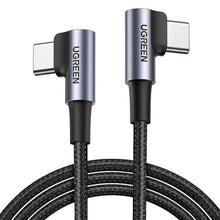 Cablu de date Ugreen - US323 (70529) - USB-C to USB-C, 3A, 60W, 1m, Nylon - Space Gray