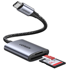 Cititor de carduri Ugreen - CM401 (80888) - Type-C to TF/SD Card, 5Gbps, 2TB, 15cm Cable - Grey