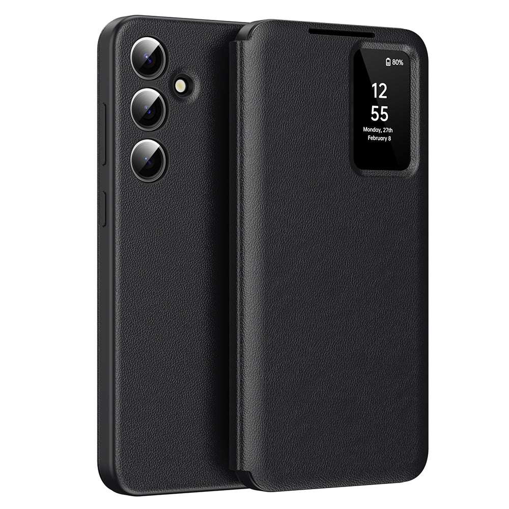 Husa Samsung Galaxy S25 Techsuit - SmartView Series -- Black