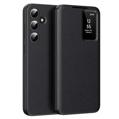 Husa Samsung Galaxy S25 Techsuit - SmartView Series -- Black