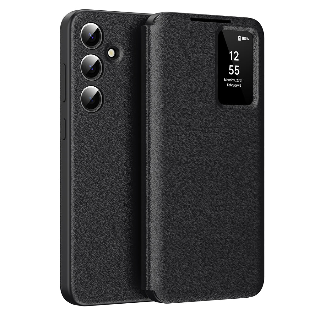 Husa Samsung Galaxy S25 Techsuit - SmartView Series -- Black