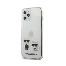 Husa iPhone 12 Pro Max Karl Lagerfeld Karl & Choupette Transparent