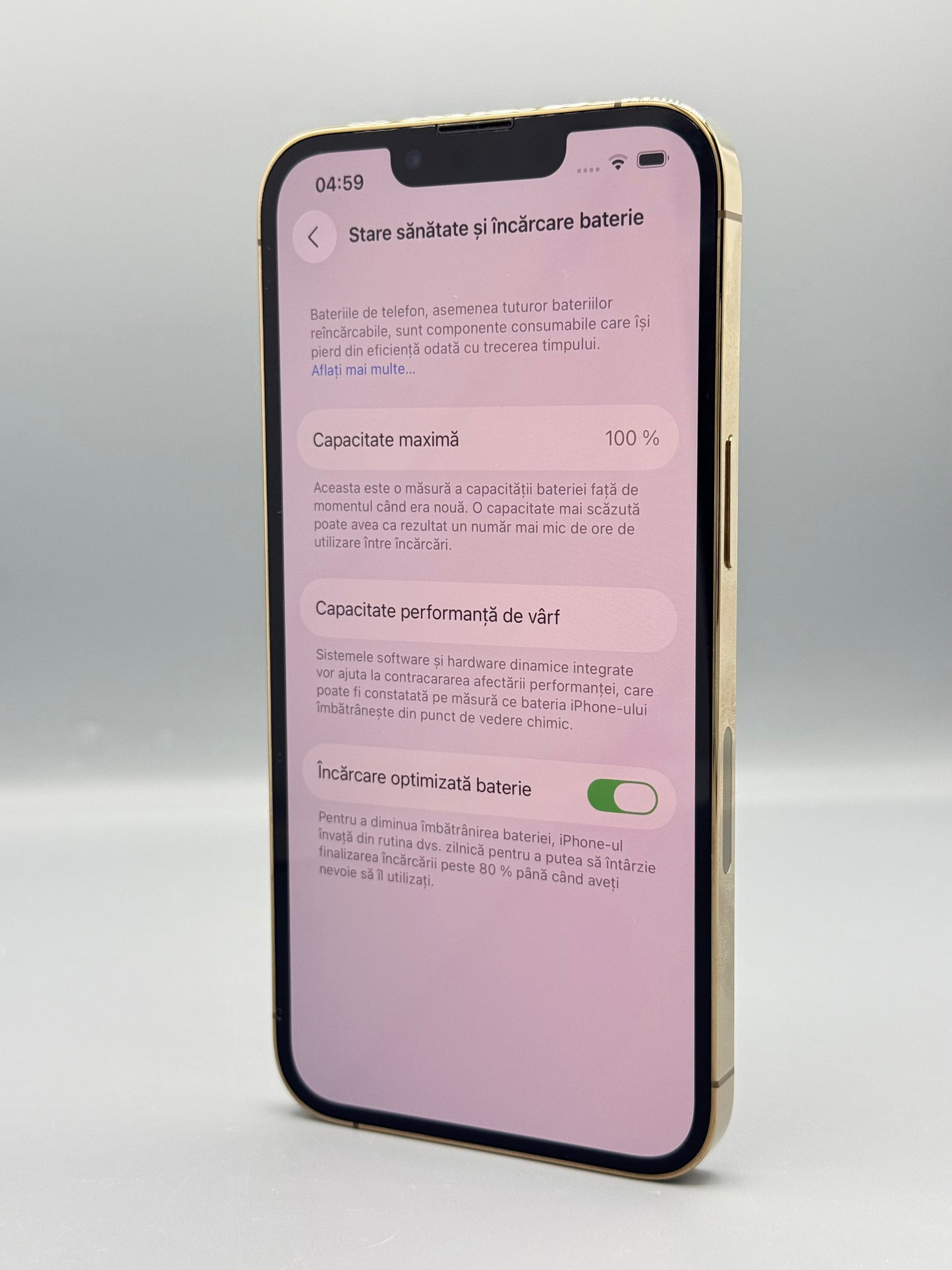 iPhone 13 Pro, 128 GB, Baterie 100% , Gold