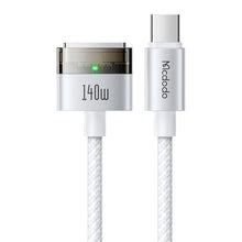 Cablu magnetic Mcdodo USB-C la MagSafe 3,Macbook,  140W, 2m, Alb