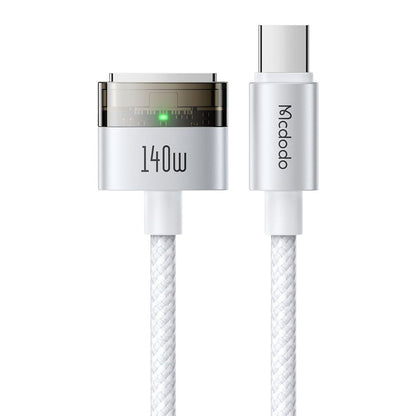Cablu magnetic Mcdodo USB-C la MagSafe 3,Macbook,  140W, 2m, Alb