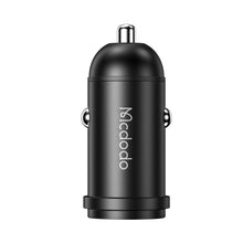 Încărcător auto Mcdodo Obsidian, 30W, USB-C, PD, cu cablu 1.2m, negru