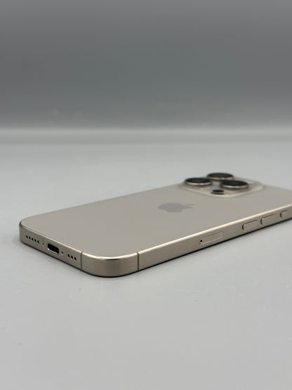 iPhone 15 Pro, 128GB, Baterie 96%,248 Cicluri, Natural Titanium