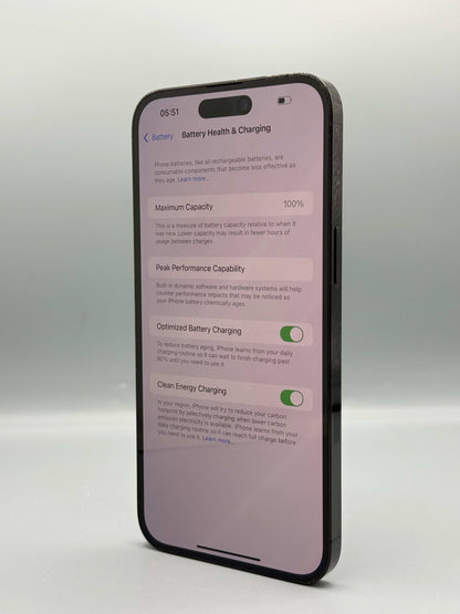 iPhone 14 Pro Max, 256 GB, Baterie 100%, Space Black