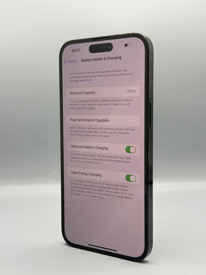 iPhone 14 Pro Max, 256 GB, Baterie 100%, Space Black