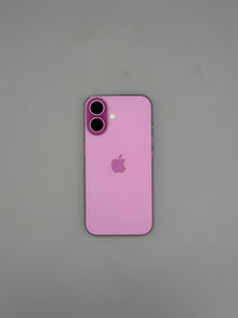iPhone 16 , 128 GB, Baterie 100%, 18 Cicluri , Roz