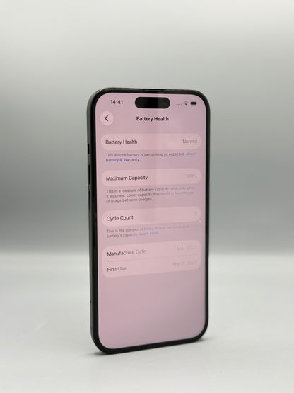 iPhone 15, 128 GB,  Baterie 100%, 0 Cicluri, Black