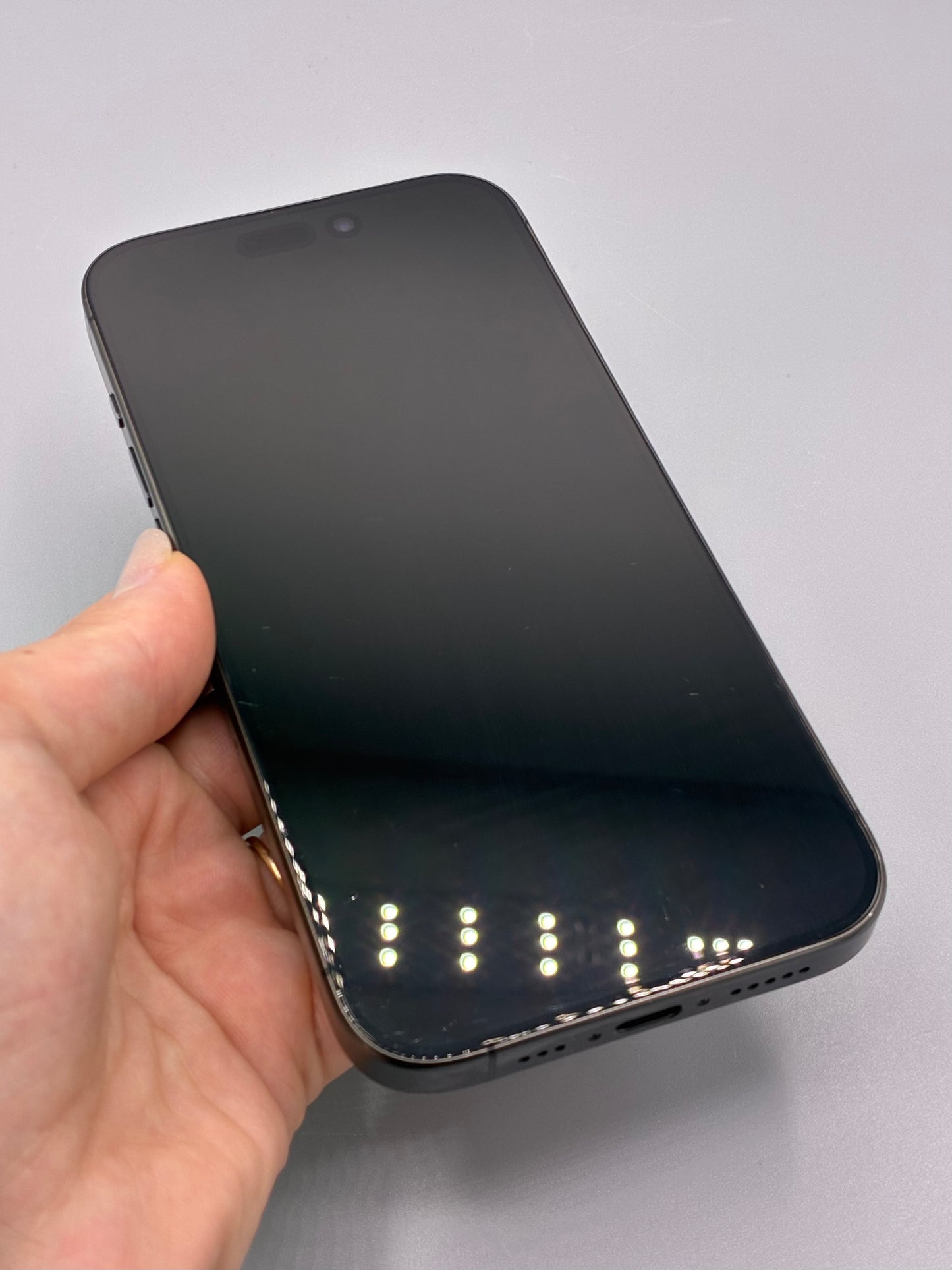 iPhone 15 Pro, 256 GB, Baterie 91%, 419 Cicluri, Black Titanium
