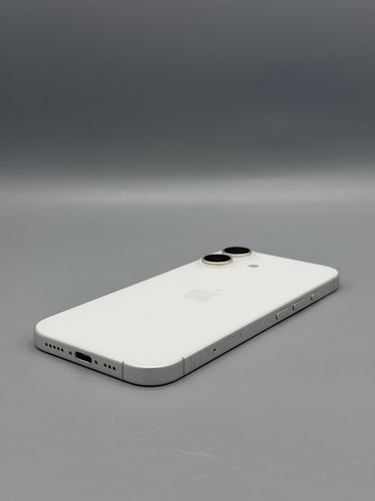 iPhone 16 , 128 GB, Baterie 93%, 396 Cicluri , Alb