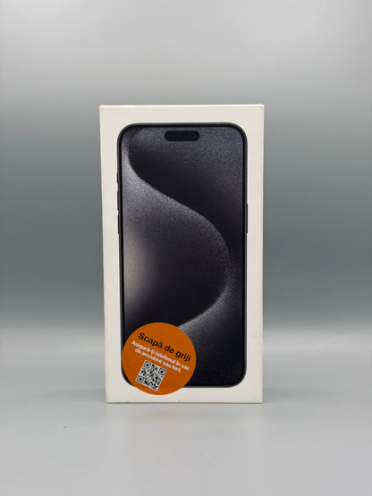iPhone 15 Pro Max, 256 GB, Baterie 100% , 0 Cicluri, Black Titanium