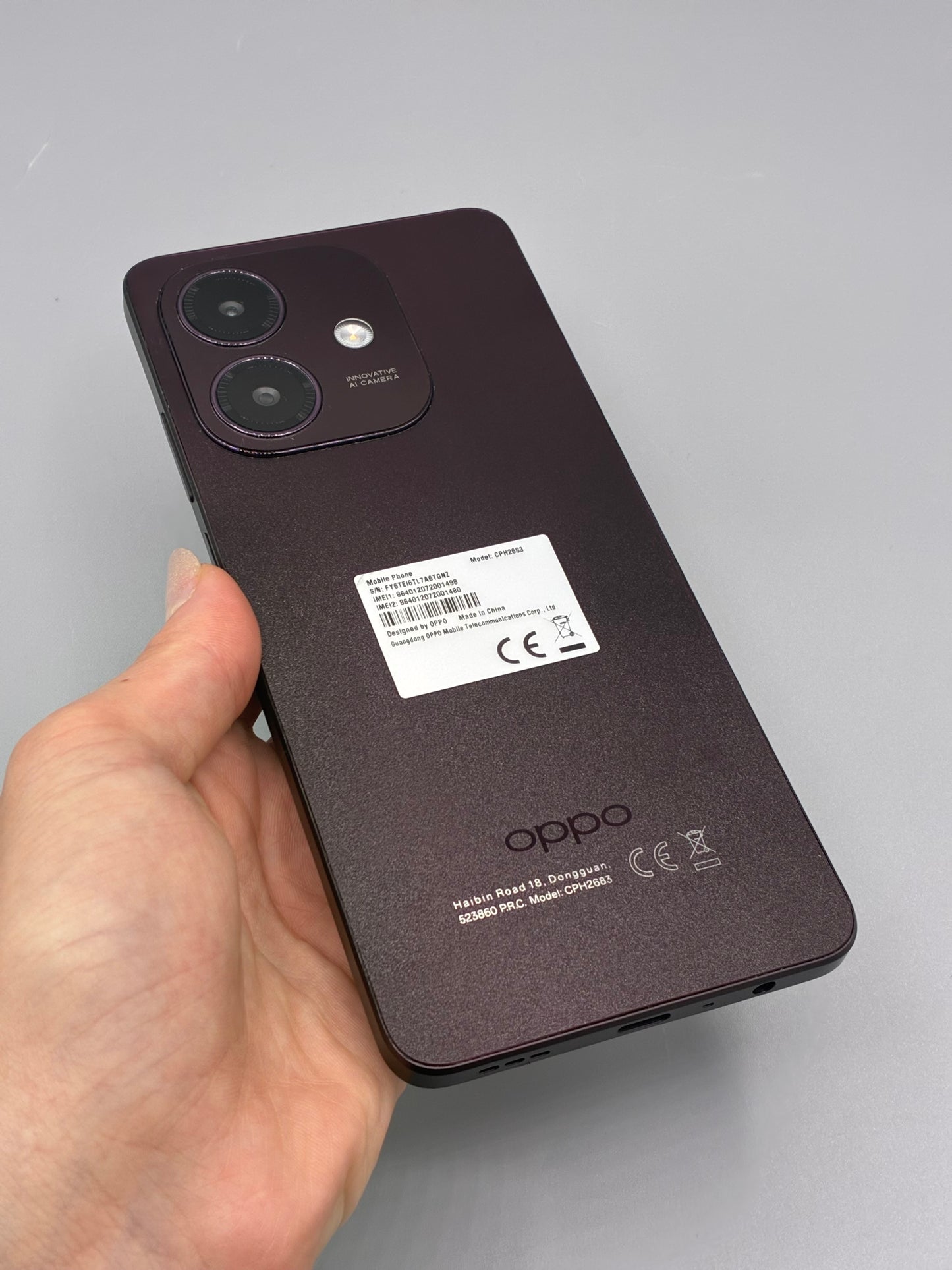 OPPO A60, 4GB RAM, 128GB, 5G, Second-Hand, Nebula Red