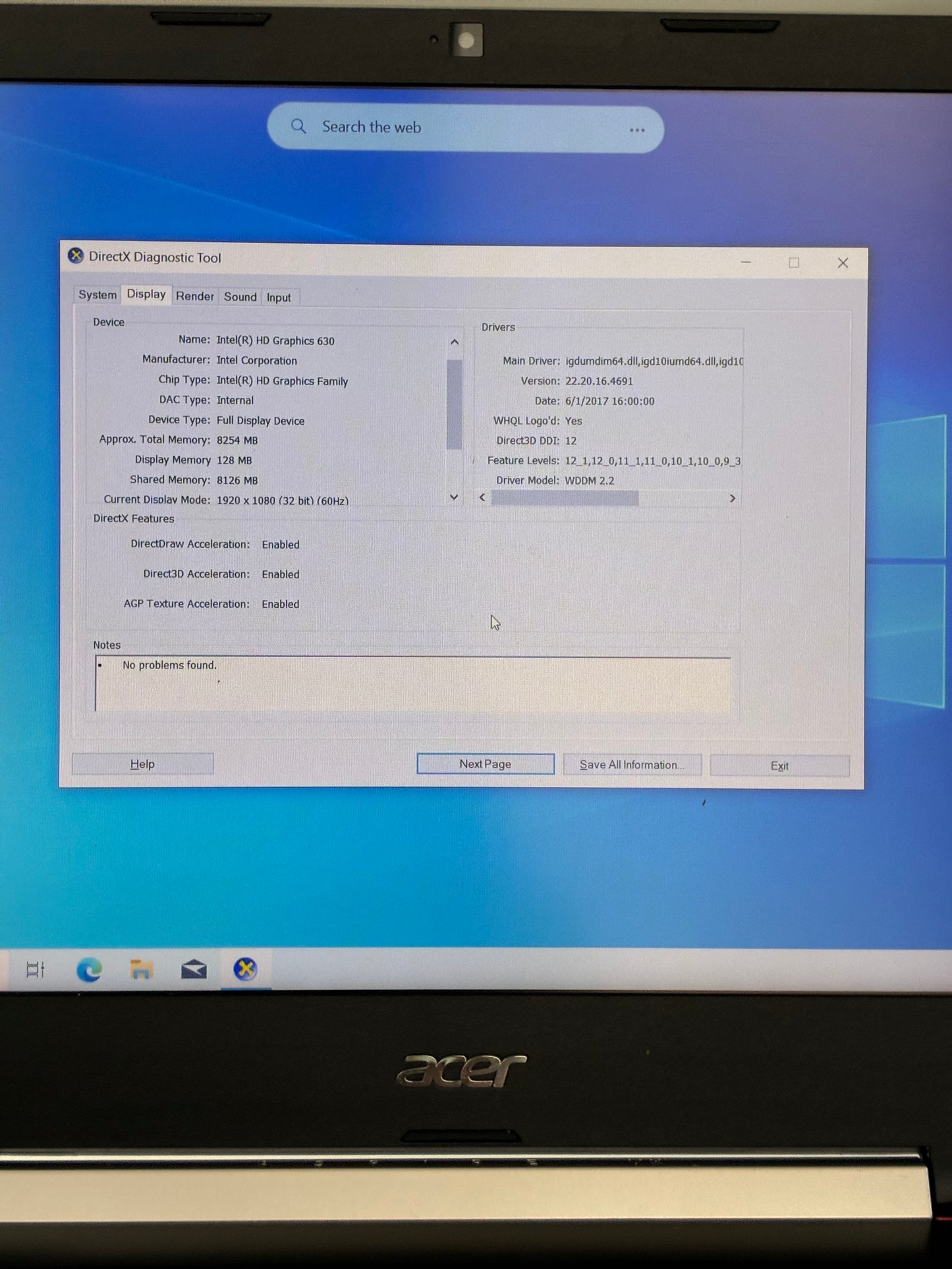 Acer Aspire VX 15, i7 7700HQ, 16 GB RAM DDR4, 512 GB SSD, 15.6", Windows 10, Nu tine bateria