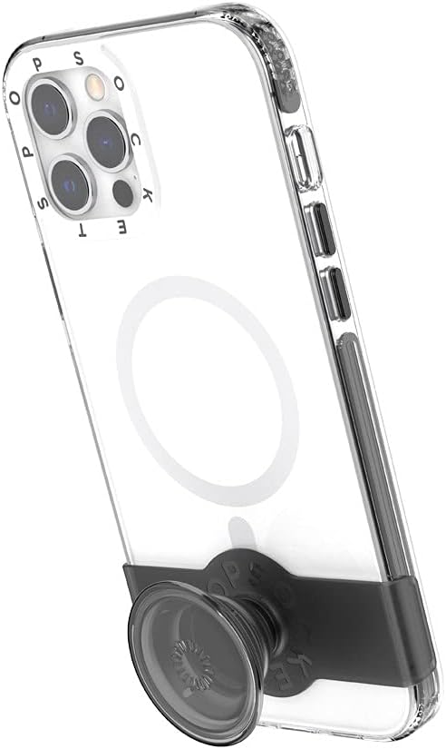 Husă de telefon PopCase MagSafe pentru iPhone 12 Pro Max cu suport glisant PopGrip repoziționabil și prindere cu capac interschimbabil