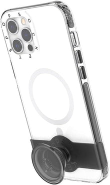 Husă de telefon PopCase MagSafe pentru iPhone 12 Pro Max cu suport glisant PopGrip repoziționabil și prindere cu capac interschimbabil