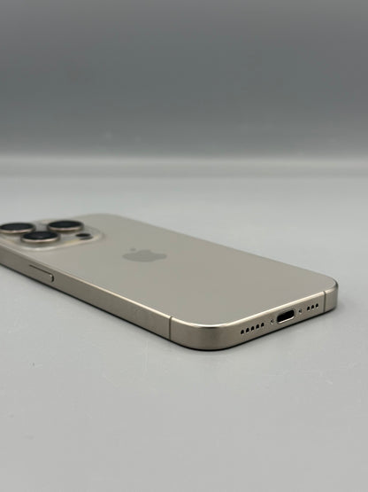 iPhone 15 Pro, 128GB, Baterie 96%,248 Cicluri, Natural Titanium