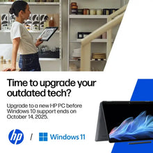 Laptop HP OmniBook X Flip 2-in-1, AI 14-fm0005na, Intel Core Ultra 5 (8 Core, până la 4.5 GHz), 16GB LPDDR5x, SSD 512GB, Ecran tactil 14" 2K, Windows 11 Home, 16 ore autonomie, Wi-Fi, Poly Camera Pro, culoare Meteor Silver