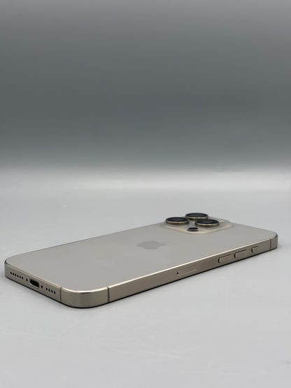 iPhone 15 Pro Max, 256 GB, Baterie 100%,86 Cicluri, Natural Titanium