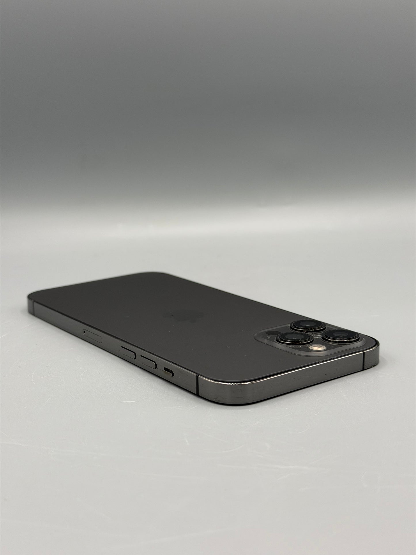iPhone 12 Pro Max, 128 GB, Baterie 100%, Fisurat sticla spate, Burn ecran, Graphite