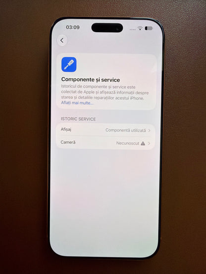 iPhone 17 Pro Max , 256 GB , Baterie 100%, 47 Cicluri, Nou, Cosmic Orange
