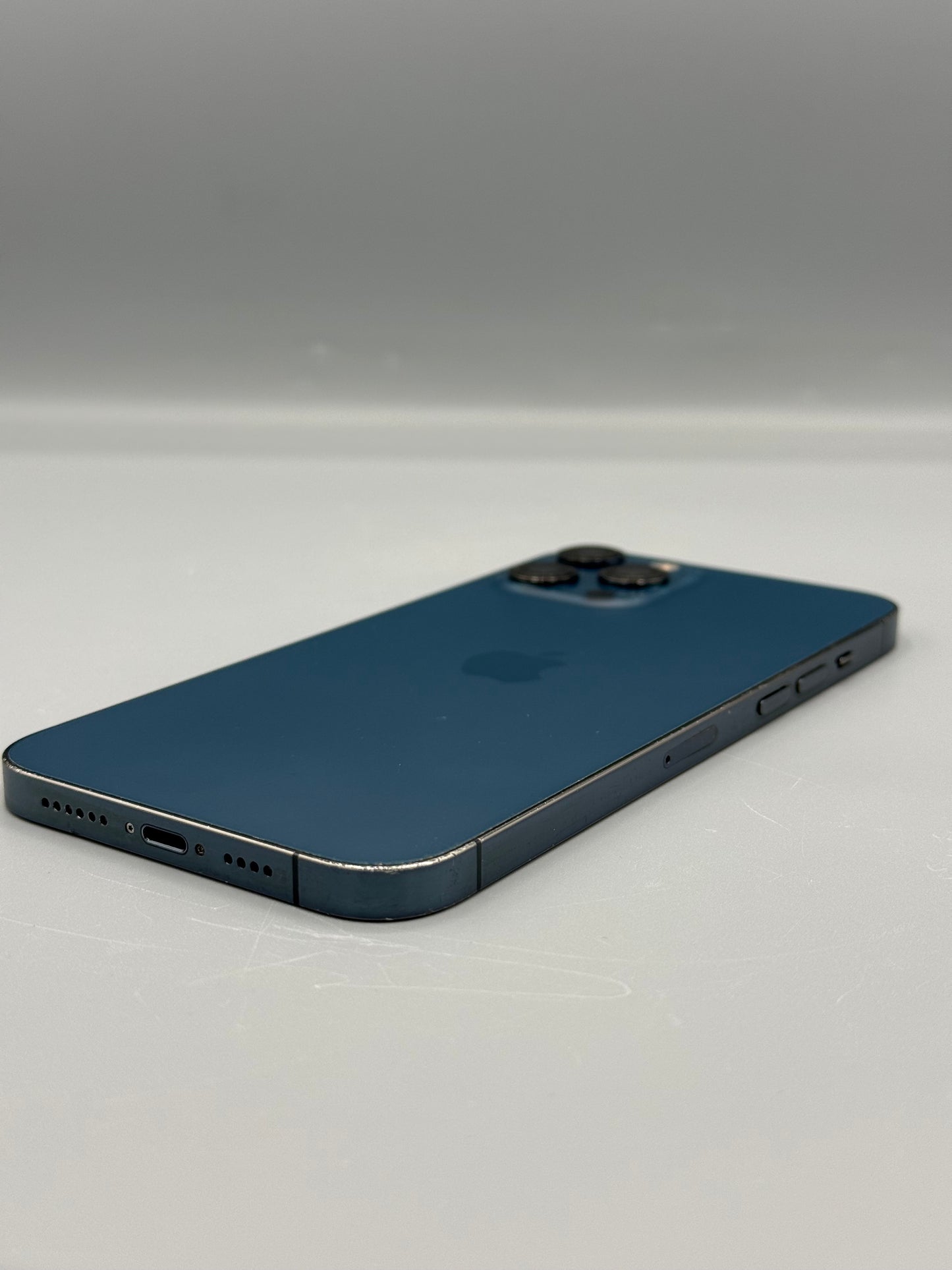 iPhone 12 Pro Max, 128 GB , Baterie 86% , Pacific Blue, FACE ID DEFECT