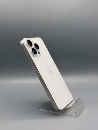 iPhone 15 Pro Max, 256 GB, Baterie 100% , 114 Cicluri, White Titanium