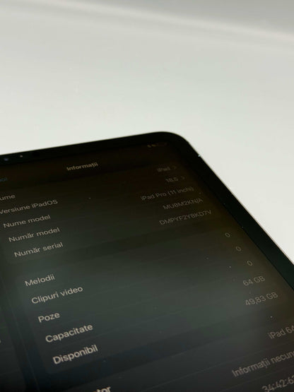 iPad Pro 11 | Cellular + WIFI | 64 GB | Space Grey