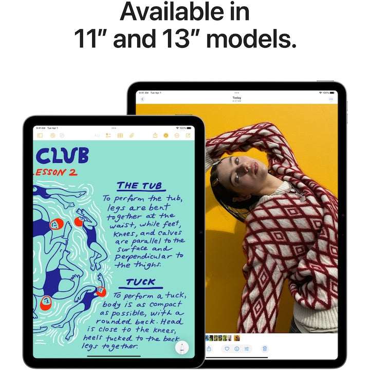 Tableta Apple iPad Air 13" (2024),Procesor M2, 128GB, Cellular, Space Grey