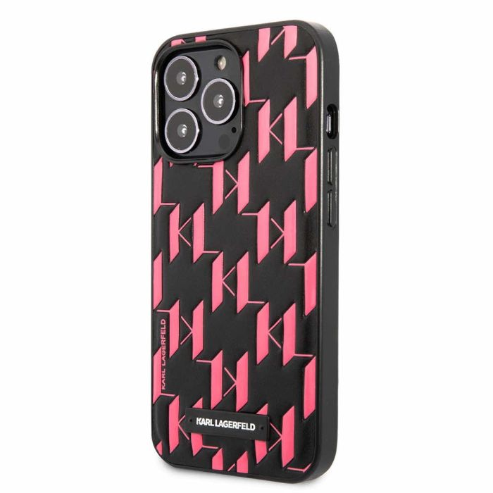 Husa Karl Lagerfeld Monogram Plaque Case pentru iPhone 13 Pro